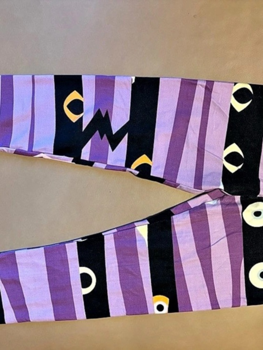 Lularoe Halloween Monster Eyes Striped Leggings